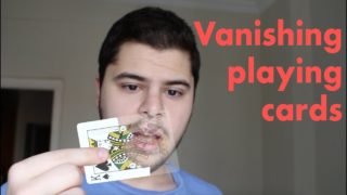 HOW TO VANISH A PLAYING CARD