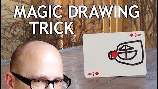 LEARN MAGIC DRAWING CARD TRICK!